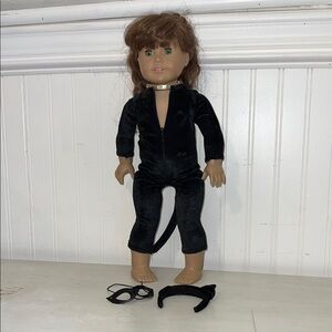 Pleasant Company American Girl 18” & Halloween kitty costume